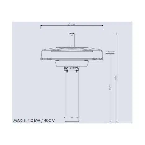 Kelluva suihkulähde Maxi II