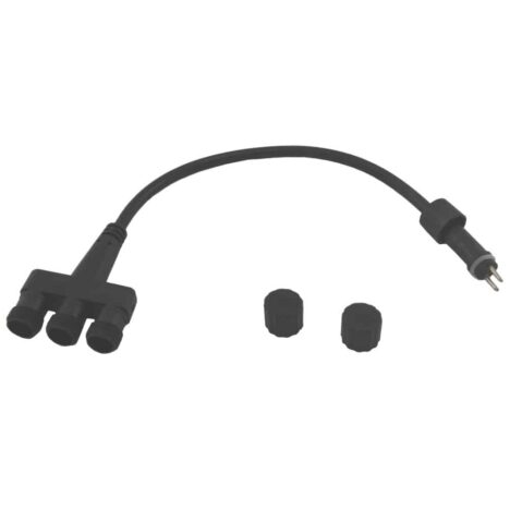 Kolmetien adapteri / sexvägsadapter